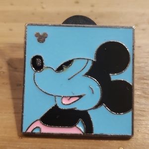 ⭐6/$25 Hidden Mickey Profile Square Disney Pin